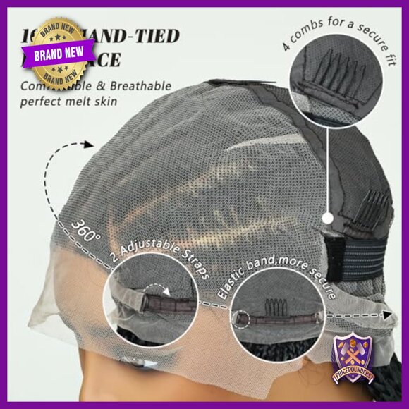 30 Inch Full Lace Braided Wig Synthetic Heat Resistant Glueless Design